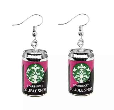 Starbucks örhänge cerise 