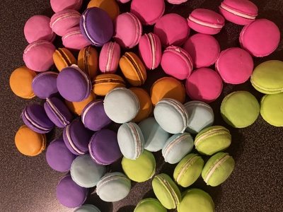 Suddgummi macarons 